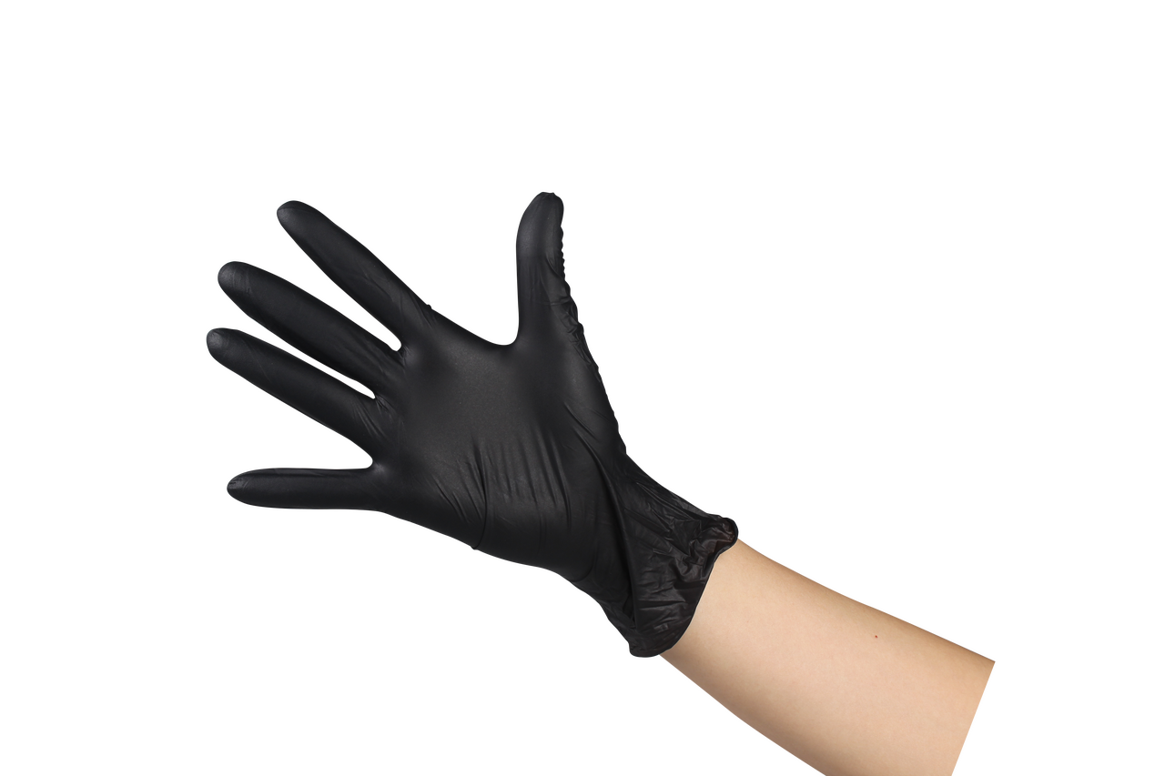 JRL Black Nitrile Gloves 100 Pack