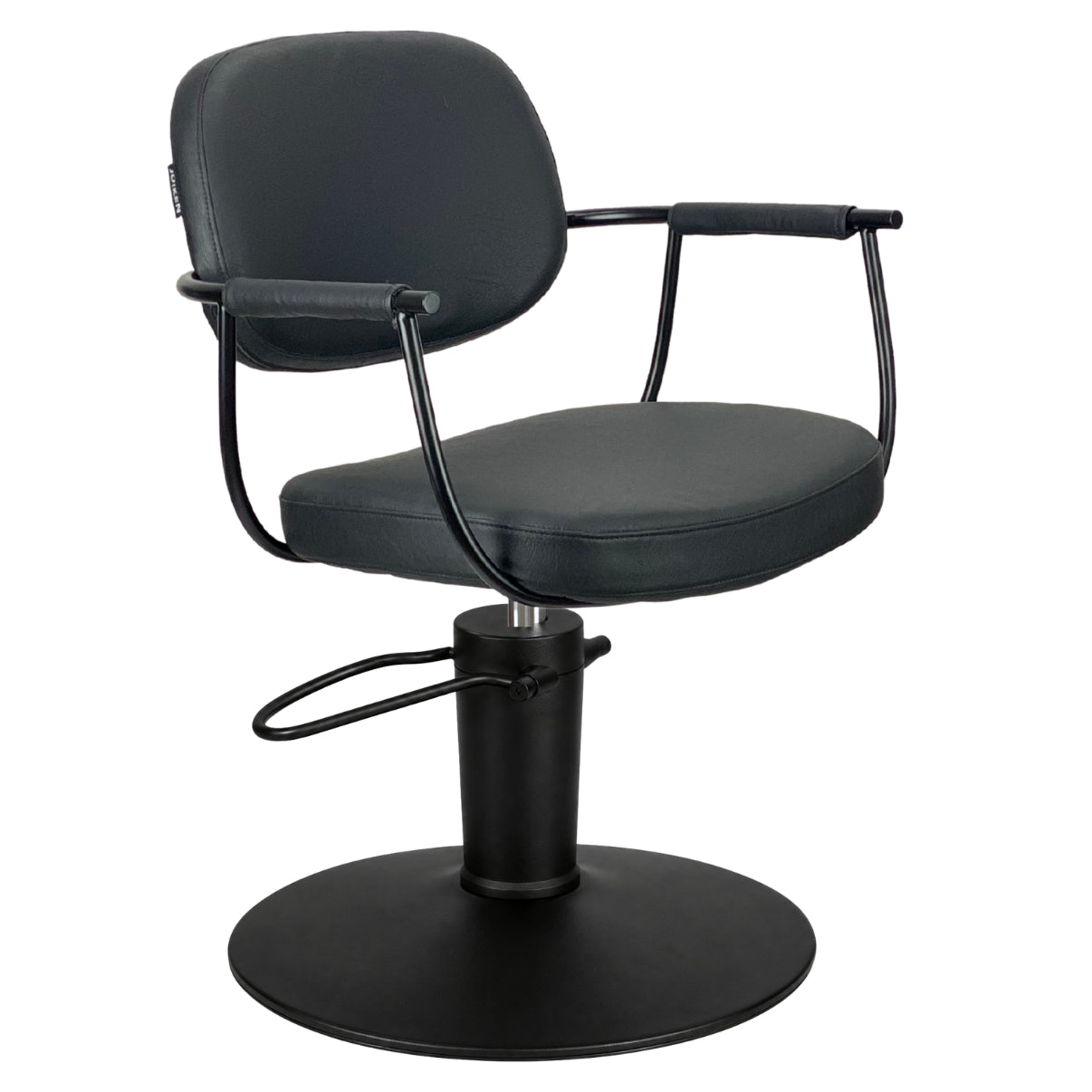 Chelsea Black Upholstery - Black Frame Styling Chair - Hydraulic