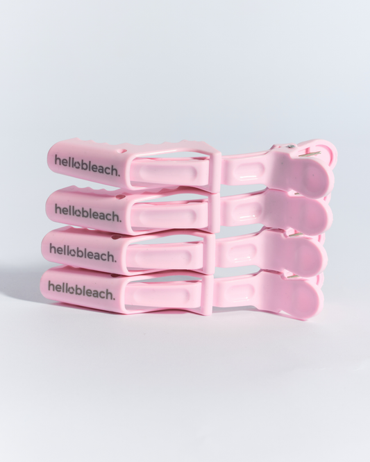 Hello Bleach Croc Clip 4 Pack Bby Pink