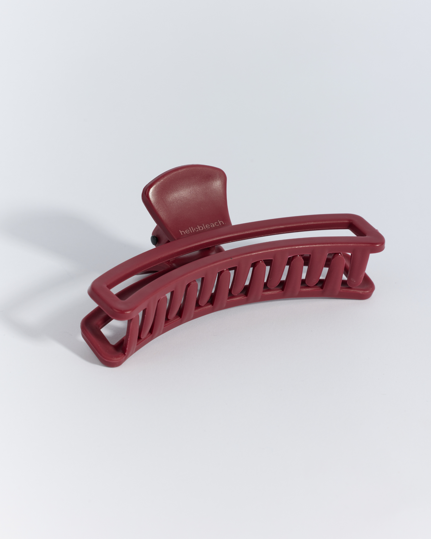 Hello Bleach Claw Clip Burgundy