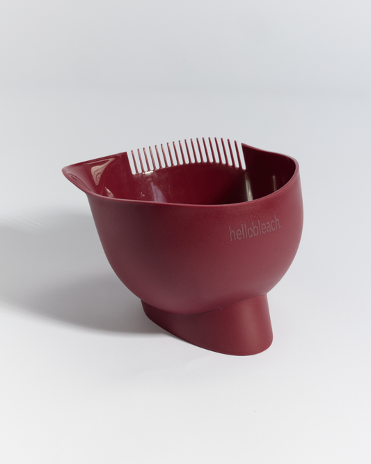 Hello Bleach Deep Tint Bowl w Teeth Burgundy