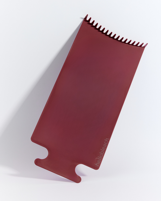 Hello Bleach Balayage Board w Teeth Burgundy
