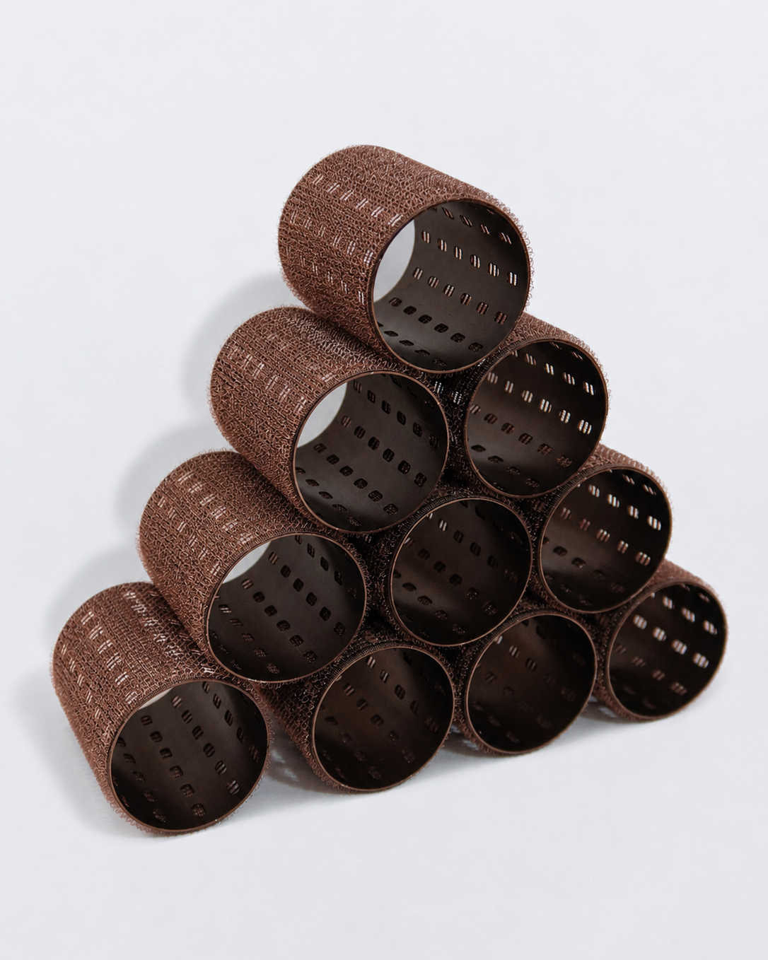 Hello Bleach Large Thermal Hair Rollers Walnut