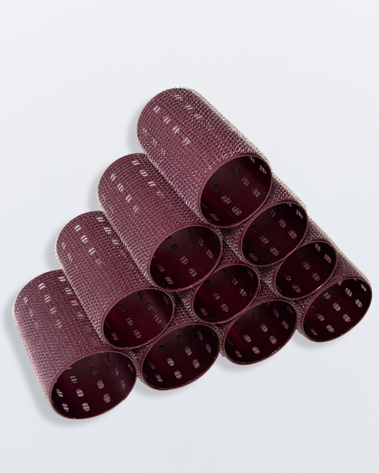 Hello Bleach Large Thermal Hair Rollers Burgundy