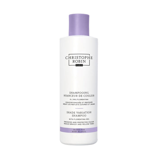 Christophe Robin Baby Blonde Shade Variation Shampoo with Florentina Iris
