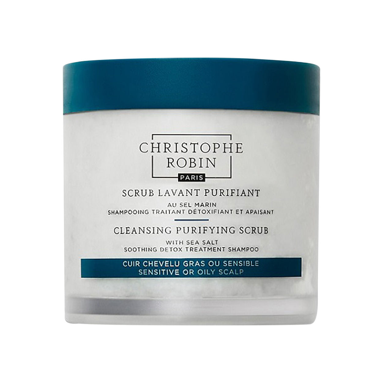 Christophe Robin Purifying Cleansing Scrub with Sea Salt 250ml
